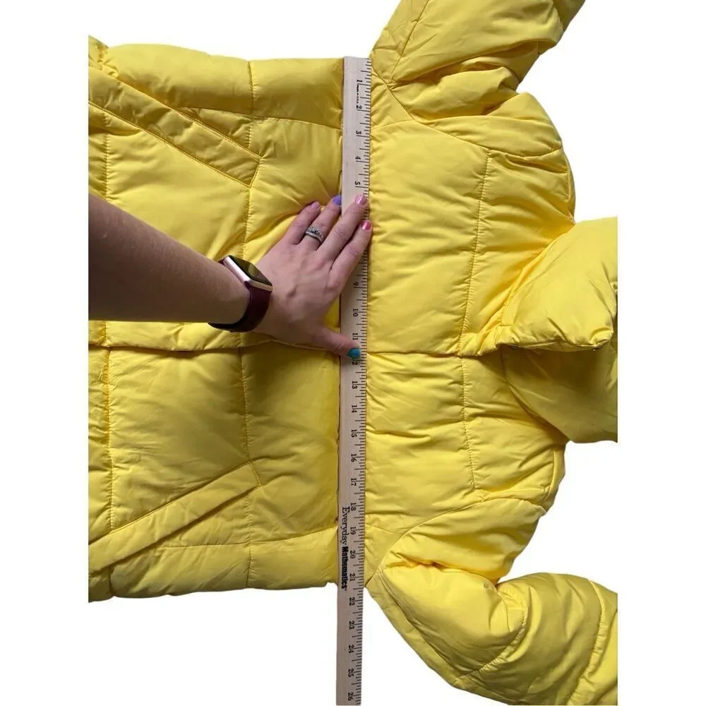 Talbots DOWN ALTERNATIVE PUFFER‎ COAT size S Yellow